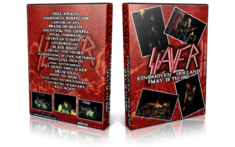 Artwork Cover of Slayer 1985-05-28 DVD Eindhoven Audience