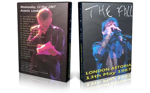 Artwork Cover of The Fall 1987-05-13 DVD London Audience