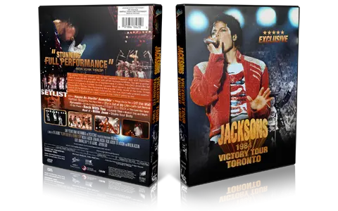 Artwork Cover of The Jacksons 1984-10-05 DVD Toronto Proshot