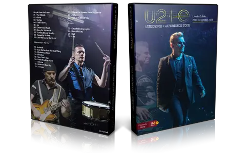 Artwork Cover of U2 2015-11-27 DVD Dublin Audience