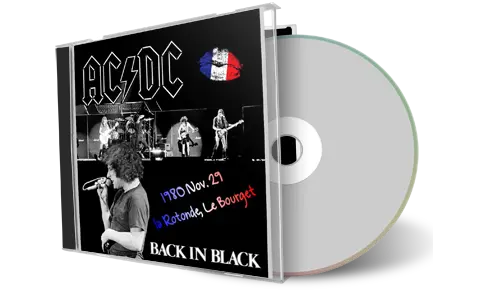 Artwork Cover of ACDC 1980-11-29 CD Paris Audience