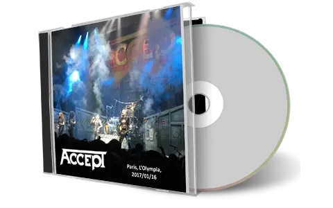 Artwork Cover of Accept 2017-01-16 CD Paris Audience