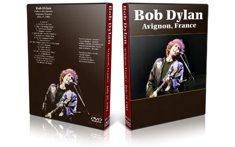 Artwork Cover of Bob Dylan 1981-07-25 DVD Avignon Audience