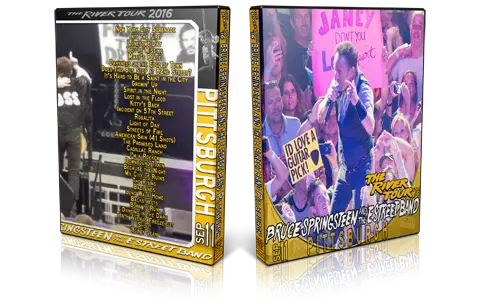 Artwork Cover of Bruce Springsteen 2016-09-11 DVD Pittsburgh Audience