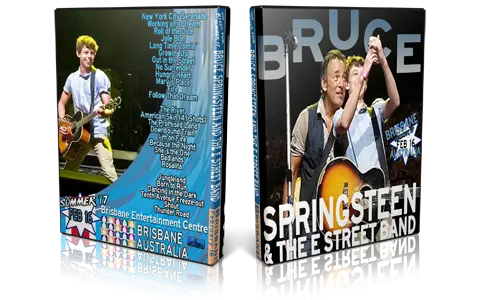 Artwork Cover of Bruce Springsteen 2017-02-16 DVD Brisbane Audience