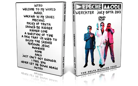 Artwork Cover of Depeche Mode 2013-07-07 DVD Festival Park Werchter Audience