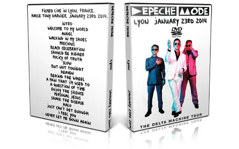 Artwork Cover of Depeche Mode 2014-01-23 DVD Lyon Audience