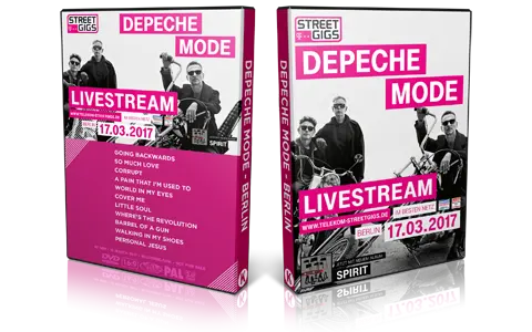 Artwork Cover of Depeche Mode 2017-03-17 DVD Berlin Proshot