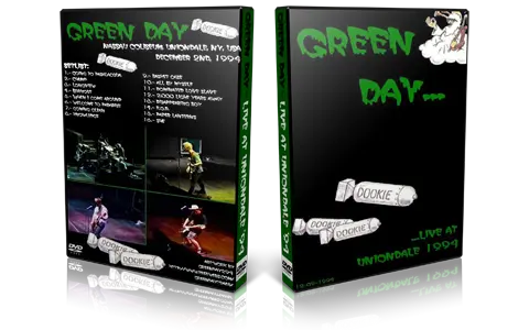Artwork Cover of Green Day 1994-12-02 DVD Uniondale Audience