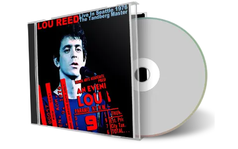 Artwork Cover of Lou Reed 1976-12-09 CD Seattle Audience