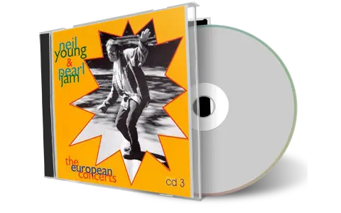 Artwork Cover of Neil Young and Pearl Jam Compilation CD The 1995 European Concerts Audience