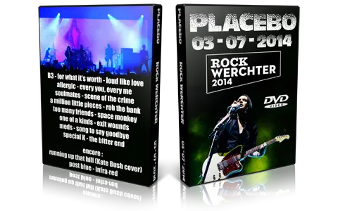 Artwork Cover of Placebo 2014-07-03 DVD Festival Park Werchter Audience