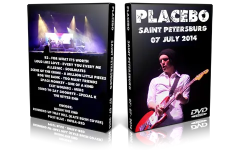 Artwork Cover of Placebo 2014-07-07 DVD St Petersburg Audience