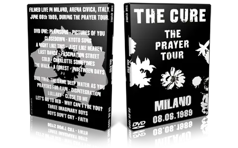 Artwork Cover of The Cure 1989-06-08 DVD Milan Audience