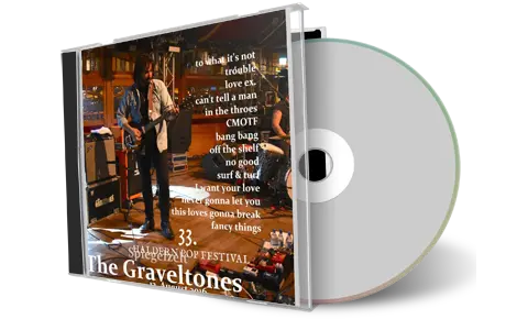 Artwork Cover of The Graveltones 2016-08-13 CD Haldern Audience