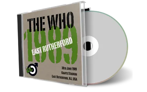 Artwork Cover of The Who 1989-06-30 CD East Rutherford Audience