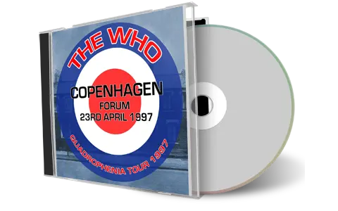 Artwork Cover of The Who 1997-04-23 CD Copenhagen Audience