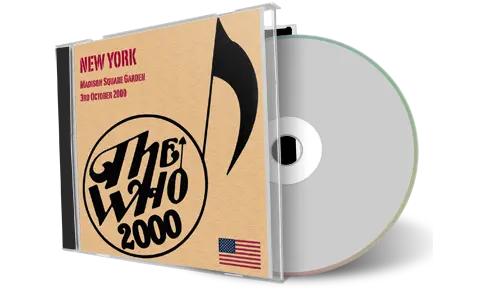 Artwork Cover of The Who 2000-10-03 CD New York City Audience