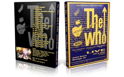 Artwork Cover of The Who 2000-07-09 DVD Wantagh Audience