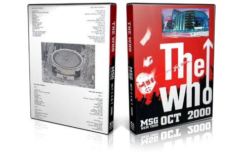 Artwork Cover of The Who 2000-10-07 DVD New York City Audience