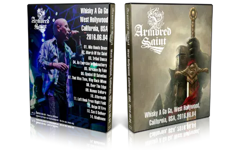 Artwork Cover of Armored Saint 2016-06-04 DVD West Hollywood Audience