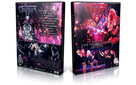 Artwork Cover of Asphyx 2015-10-26 DVD Santiago Proshot