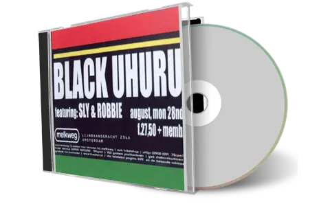 Artwork Cover of Black Uhuru 2000-08-28 CD Amsterdam Audience