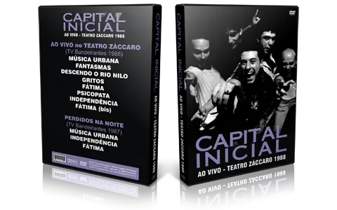 Artwork Cover of Capital Inicial Compilation DVD Sao Paulo 1988 Proshot