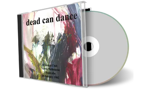Artwork Cover of Dead Can Dance 1982-01-28 CD Melbourne Audience