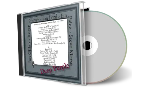 Artwork Cover of Deep Purple 1999-07-14 CD Besancon Audience