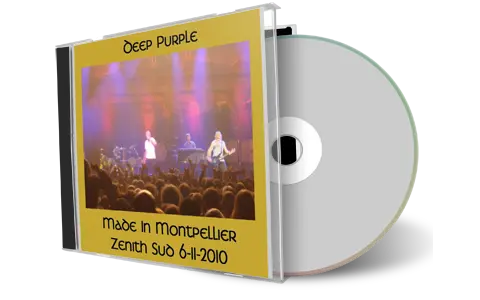 Artwork Cover of Deep Purple 2010-11-06 CD Montpellier Audience