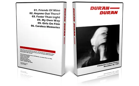 Artwork Cover of Duran Duran Compilation DVD Off The Record 1981 Proshot