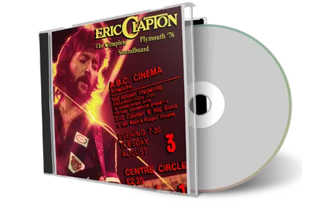 Artwork Cover of Eric Clapton 1976-08-03 CD Plymouth Audience