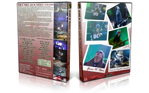 Artwork Cover of Guns N Roses 2002-11-29 DVD Toronto Audience