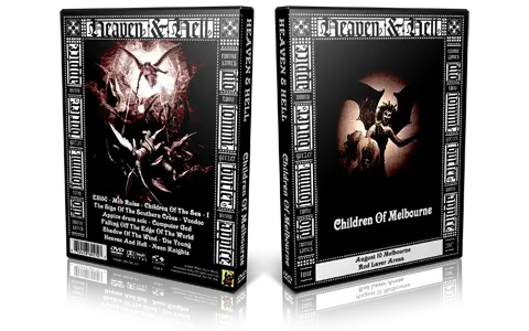 Artwork Cover of Heaven and Hell 2007-08-10 DVD Melbourne Audience