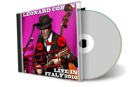Artwork Cover of Leonard Cohen 2010-09-01 CD Florence Audience