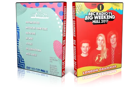Artwork Cover of London Grammar 2017-05-27 DVD Radio 1s Big Weekend Proshot