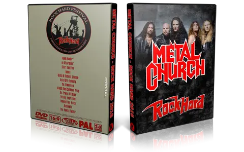 Artwork Cover of Metal Church 2016-05-14 DVD Gelsenkirchen Proshot