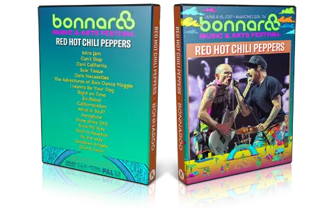 Artwork Cover of Red Hot Chili Peppers 2017-06-10 DVD Bonnaroo Music  Arts Festival Proshot