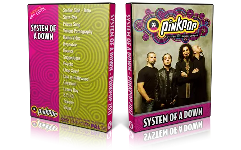 Artwork Cover of System Of A Down 2017-06-05 DVD Pinkpop Proshot