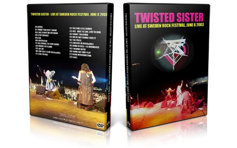Artwork Cover of Twisted Sister 2003-06-06 DVD Royal Oak Audience