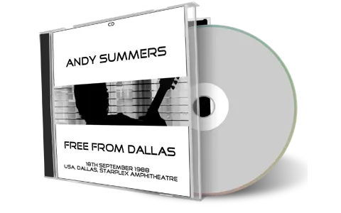 Artwork Cover of Andy Summers 1988-09-18 CD Dallas Audience
