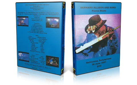 Artwork Cover of Bernard Allison 2001-06-28 DVD Bellinzona Proshot