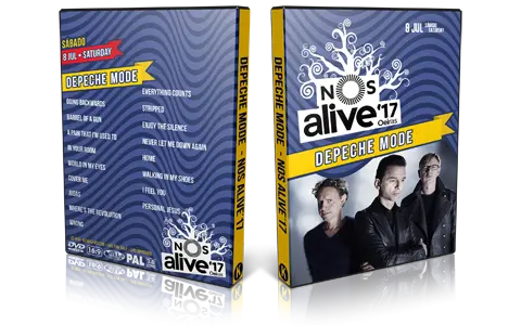 Artwork Cover of Depeche Mode 2017-07-08 DVD NOS Alive Proshot