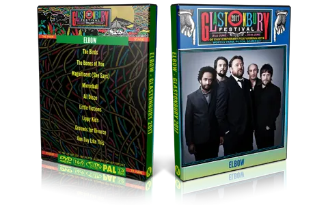Artwork Cover of Elbow 2017-06-23 DVD Glastonbury Festival Proshot