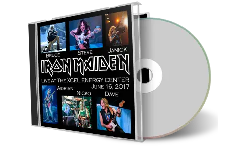 Artwork Cover of Iron Maiden 2017-06-16 CD St Paul Audience