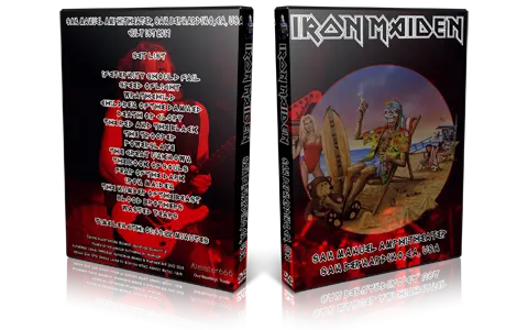 Artwork Cover of Iron Maiden 2017-07-01 DVD San Bernardino Audience