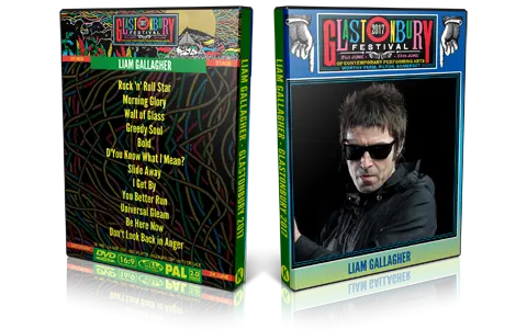 Artwork Cover of Liam Gallagher 2017-06-24 DVD Glastonbury Festival Proshot