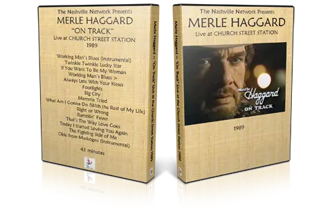 Artwork Cover of Merle Haggard Compilation DVD On Track 1989 Proshot