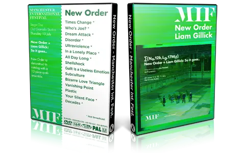Artwork Cover of New Order 2017-07-13 DVD Manchester International Festival Proshot